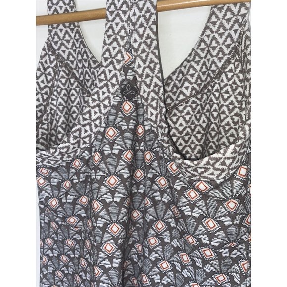 Prana Womens XS Dress Sleeveless Racer Back Halter Olive Green Built in Bra - Picture 3 of 5